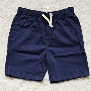 Crewcuts Navy Blue Cotton Twill Shorts with Drawstring/Pocket Size 14